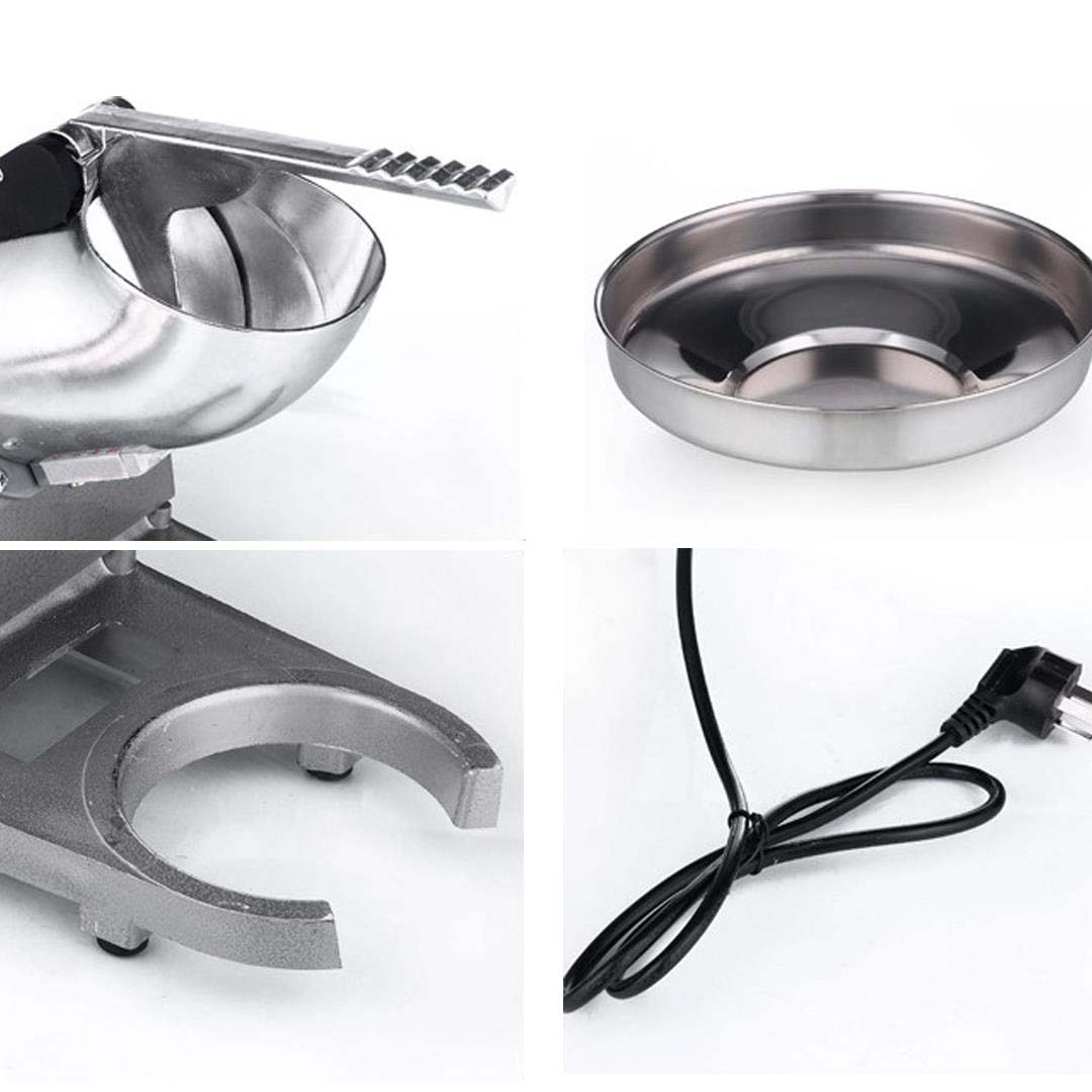 NNEAGS 2X 300W Electric Ice Shaver Crusher Snow Cone Smoothie Maker Ice Machine