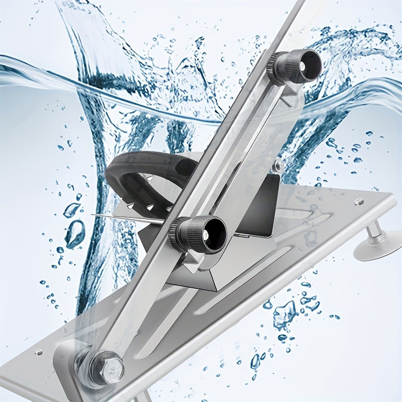 Adjustable Meat, Fruit & Vegetable Slicer with Stainless Steel Blades