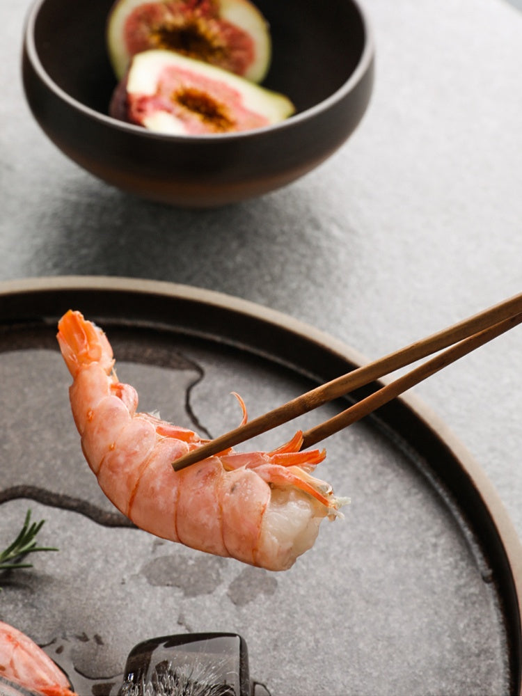 Household Natural Creative Personality Pointed Iron Wooden Chopsticks