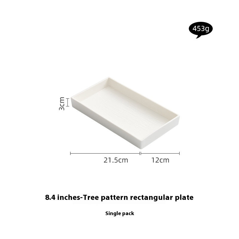 Square Plate Dishes Plate Dish Tableware