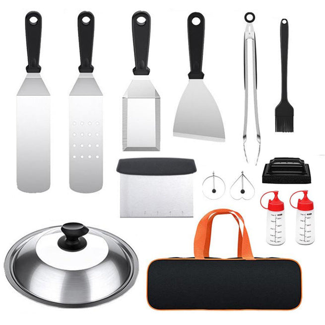 Cooking Shovel BBQ Shovel Teppanyaki Tool BBQ Combination Grill