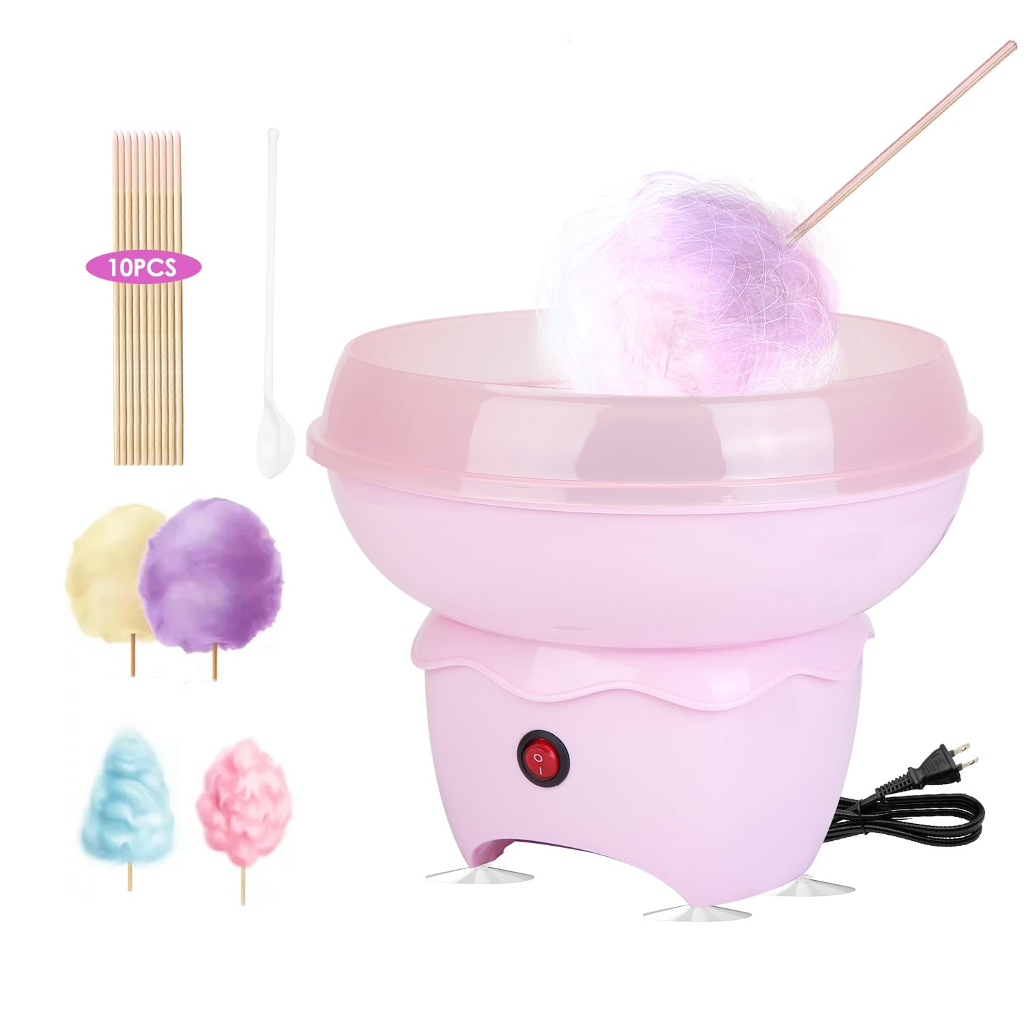 1Pc Cotton Candy Maker Portable Cotton Candy Machine Electric Cotton Candy Express For Kids Christmas Gift Birthday