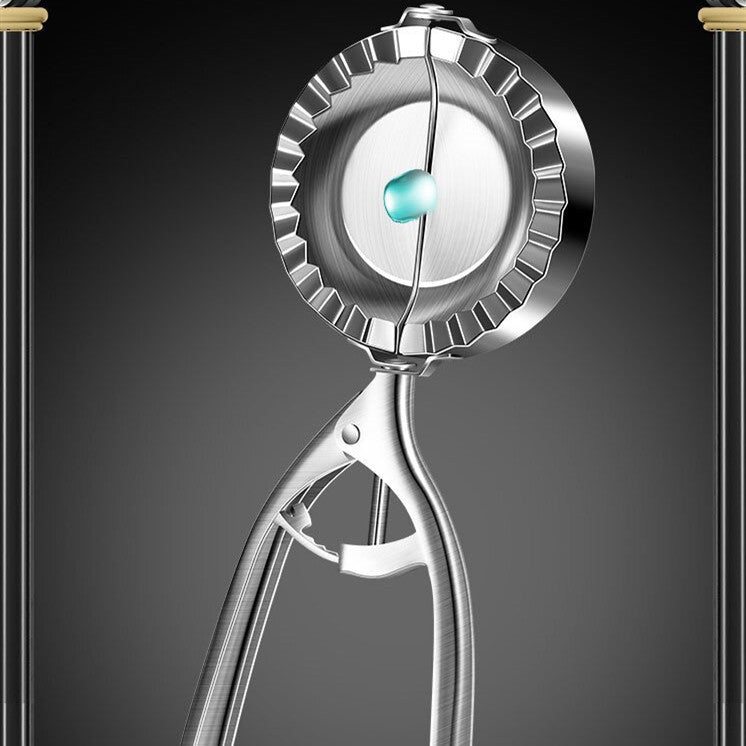 قالب زلابية للمطبخ، آلة ضغط زلابية من الفولاذ المقاوم للصدأ، أداة خبز منزلية، أداة ضغط العجين، أدوات مطبخ يدوية لصنع الزلابية والمعكرونة