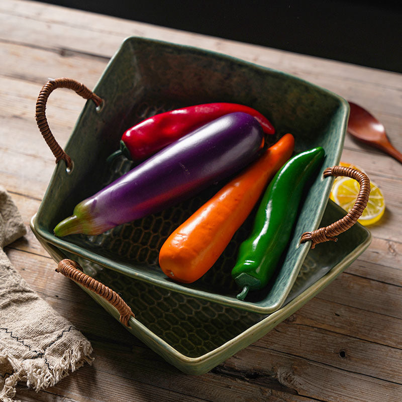 Vegetables And Fruit Dishes Household Quiet Tableware