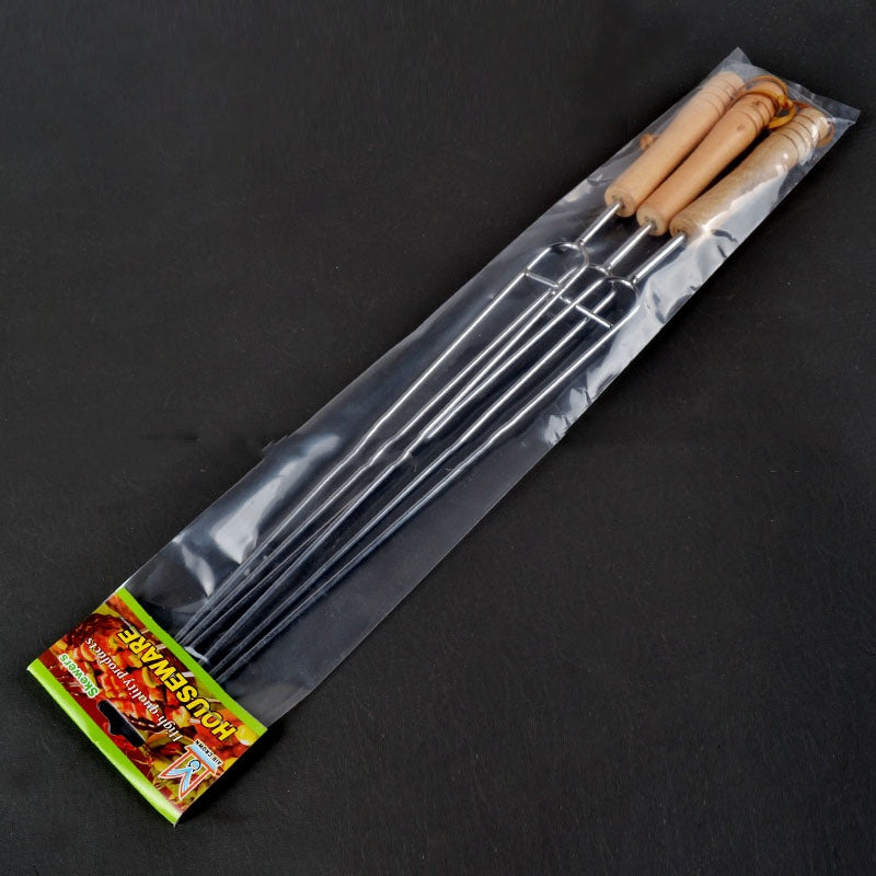 Stainless Steel U-Shaped Outdoor BBQ Fork