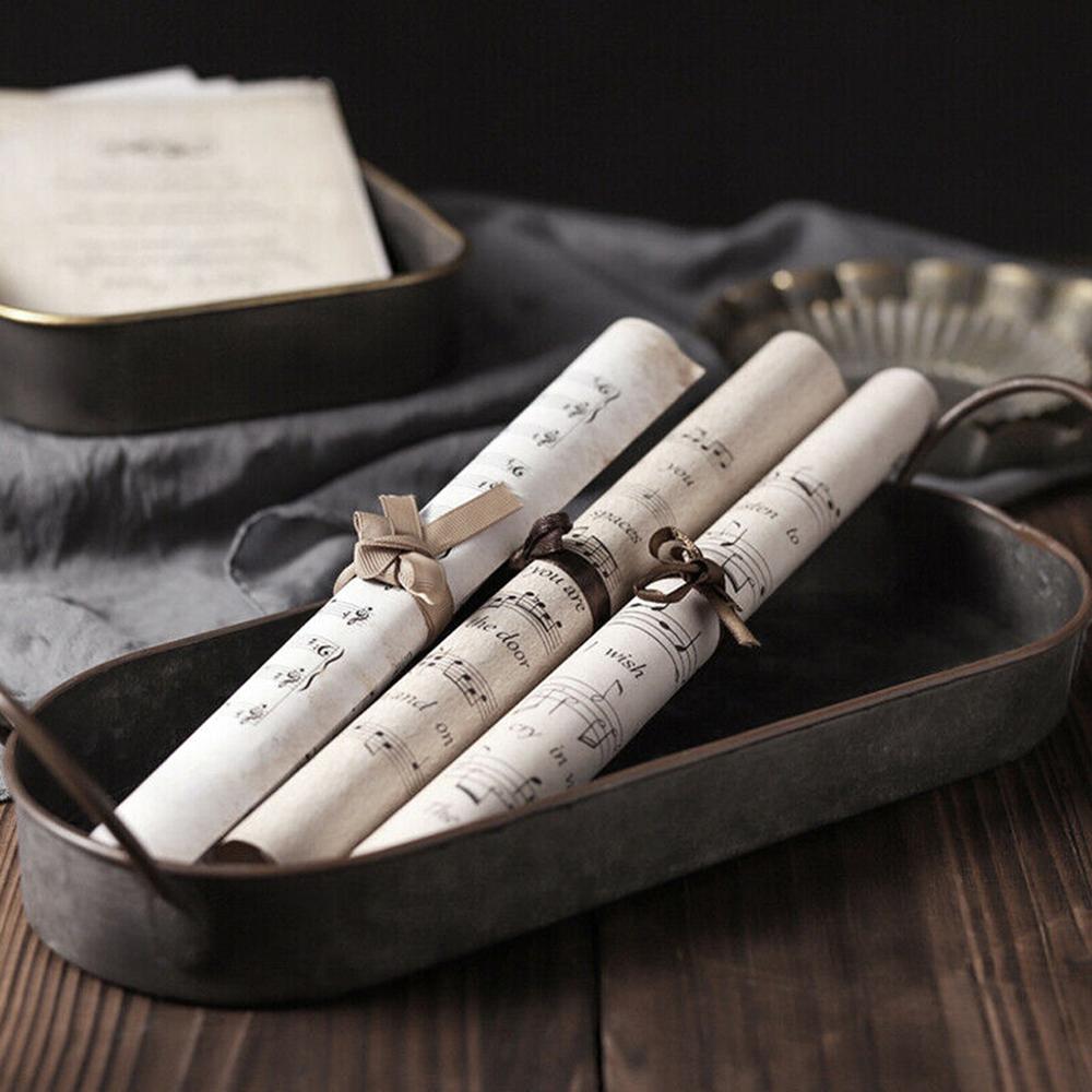 Creative Retro Distressed Iron Tray Storage Tray