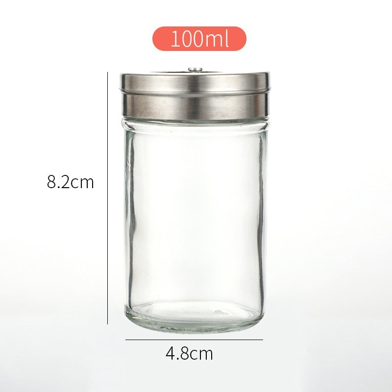 Stainless Steel Lid For BBQ Seasoning Bottles Spice Shaker