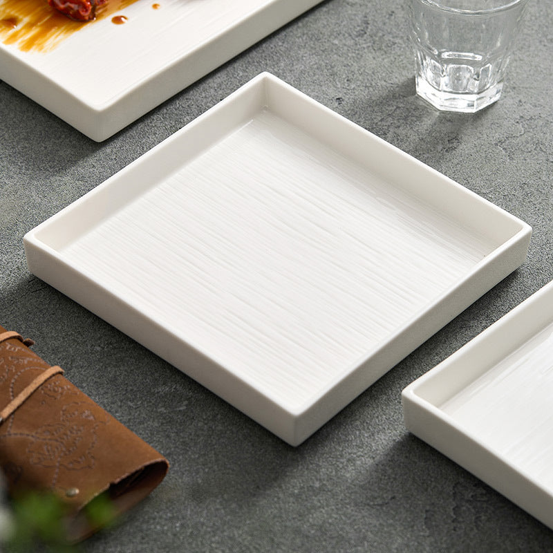 Square Plate Dishes Plate Dish Tableware