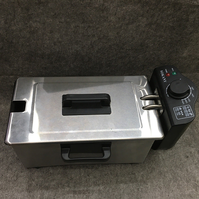 مقلاة كهربائية ميكانيكية منزلية سعة 3 لترات لبطاطس مقلية