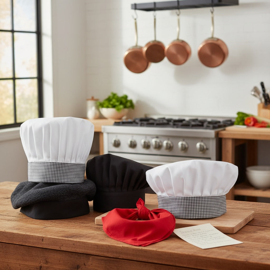 Chef Hats, Scull Cap, Beanie & Neckerchief