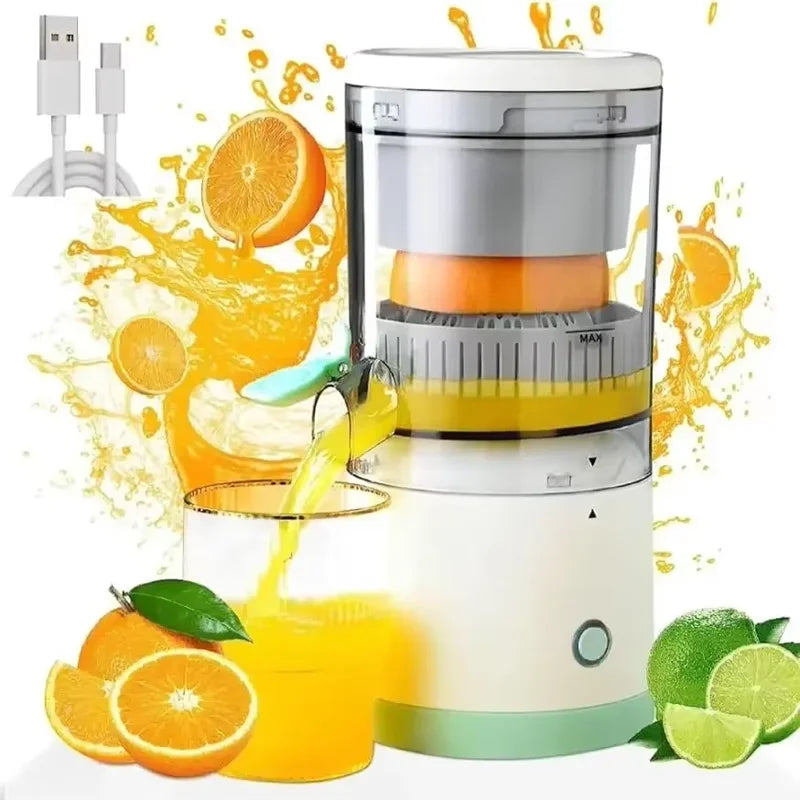 Portable Electric Citrus Juicer USB Rechargeable White-0