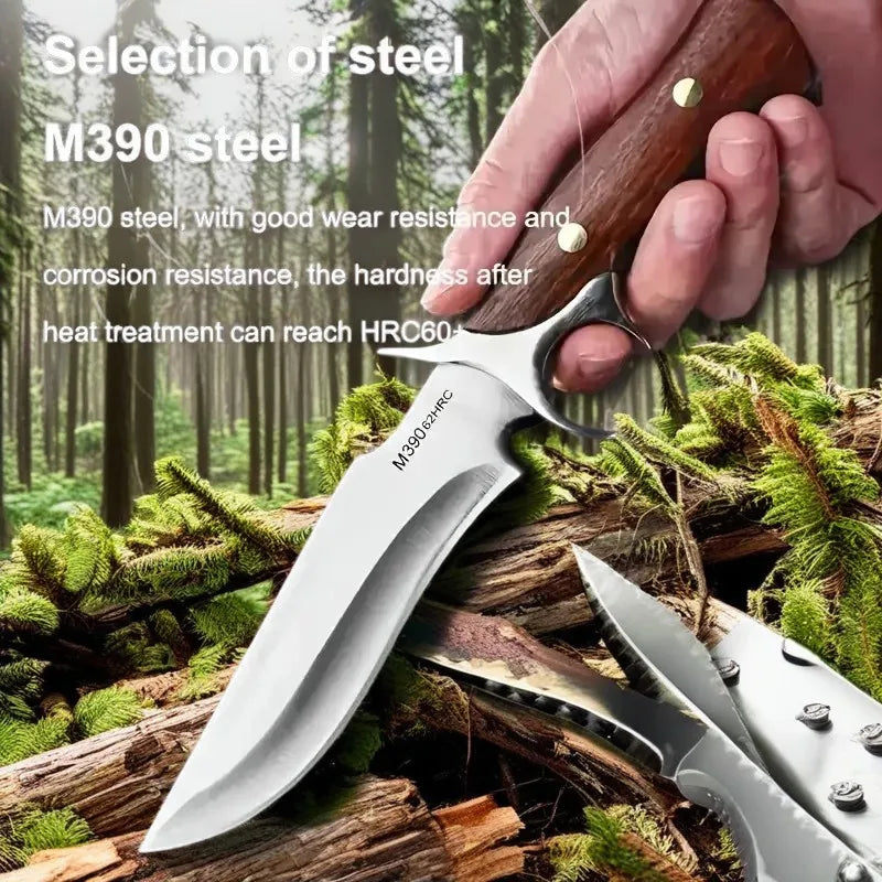 NNEOBA Premium Outdoor Pocket Knife Brown