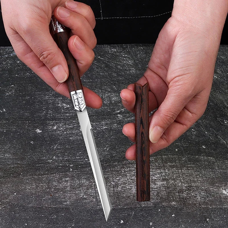 NNEOBA Sharp Fruit EDC Pocket Knife Brown