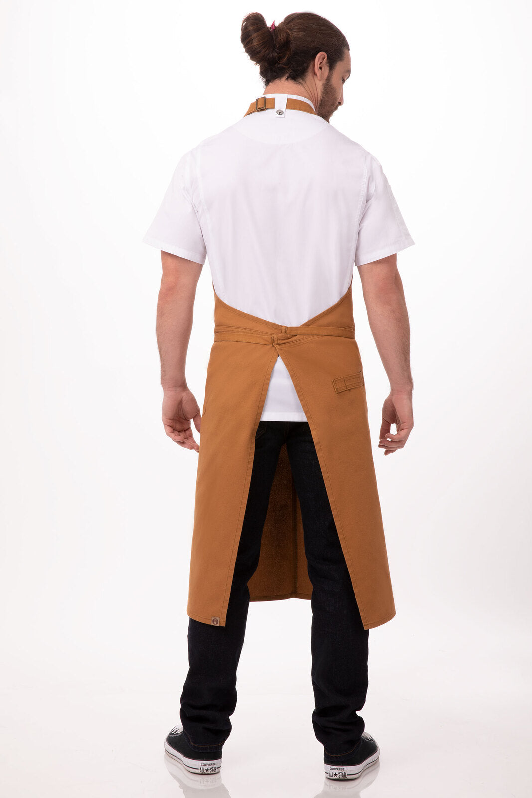 NNEDSZ Rockford Nutmeg Chefs Bib Apron by Chef Works