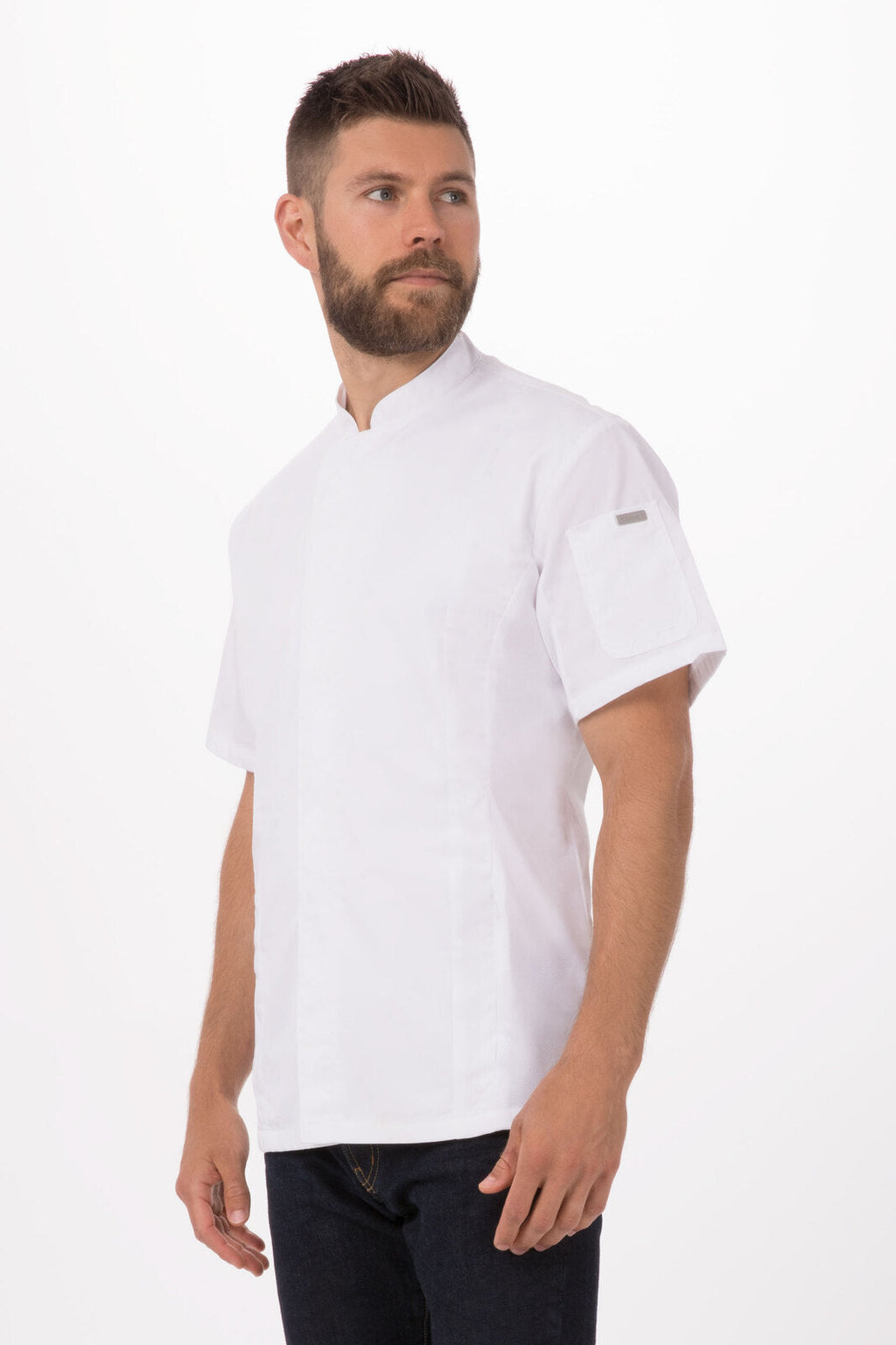 NNEDSZ Bristol Signature Men's Series White XXL Chef Jacket by Chef Works