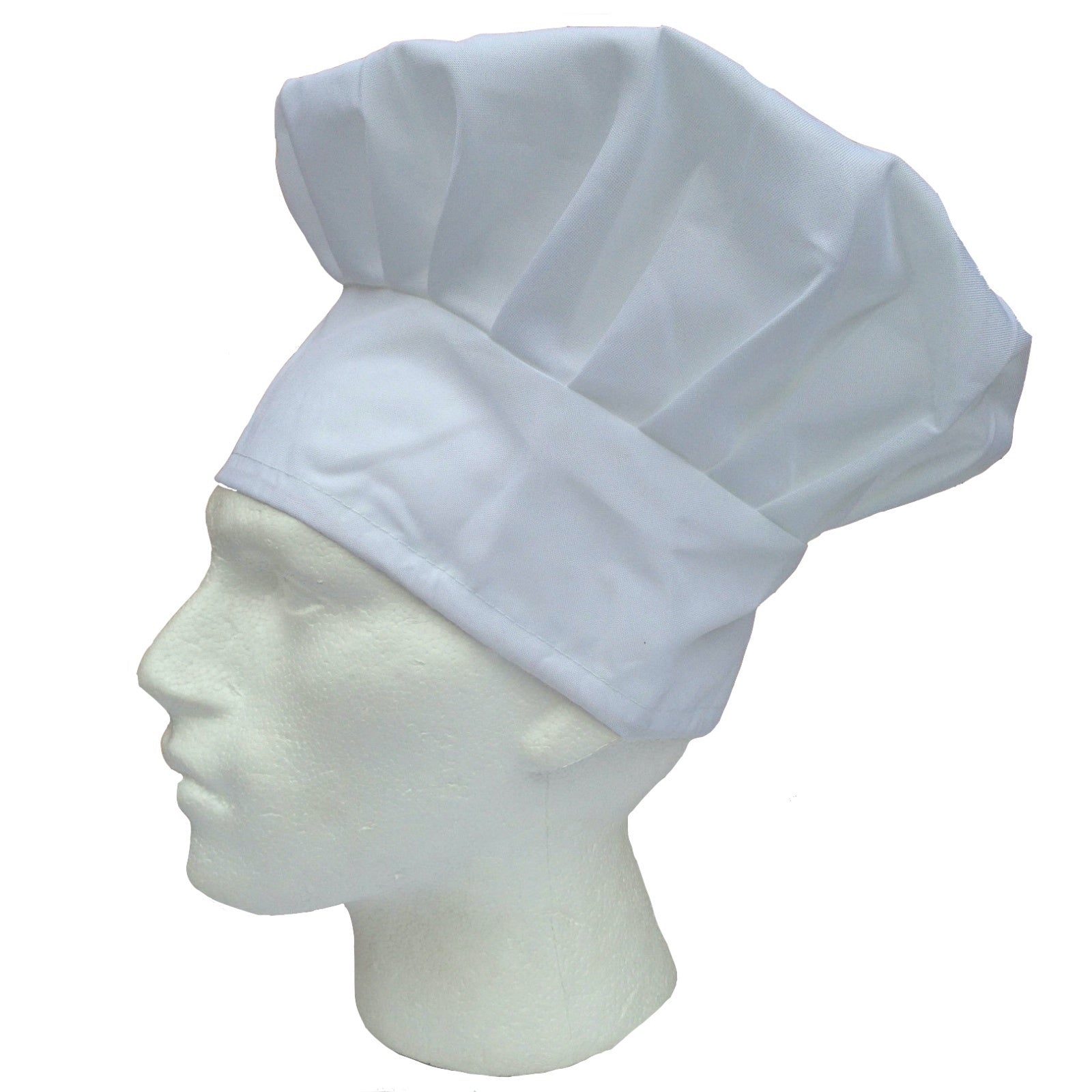 NNEDSZ ADULT CHEFS HAT White Kitchen Cooking Baker Cap Chef Party Cotton Blend BBQ