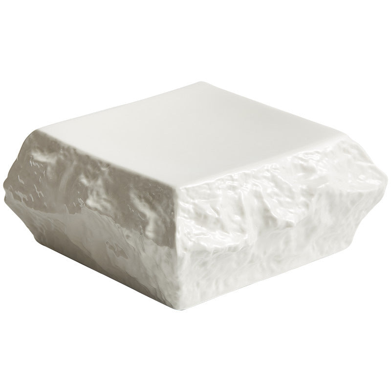 Japanese Irregular Stone Plate Dishes Hotel Restaurant