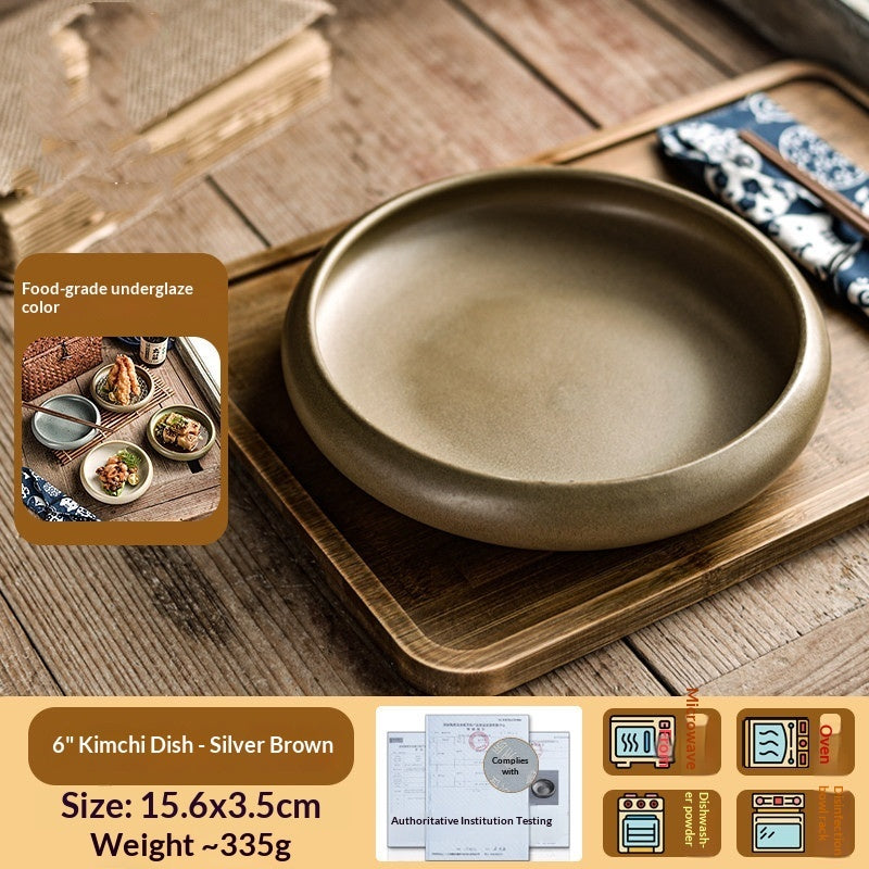Household Dinner Exquisite Snack Kimchi Beautiful Serving Dishes Cold Dish Meal Plates Ceramic