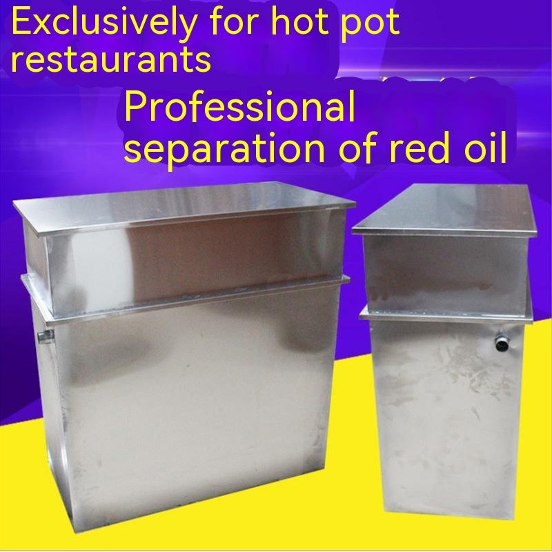 Oil-water Separator Kitchen Dining Stainless Steel Small-sized Filter