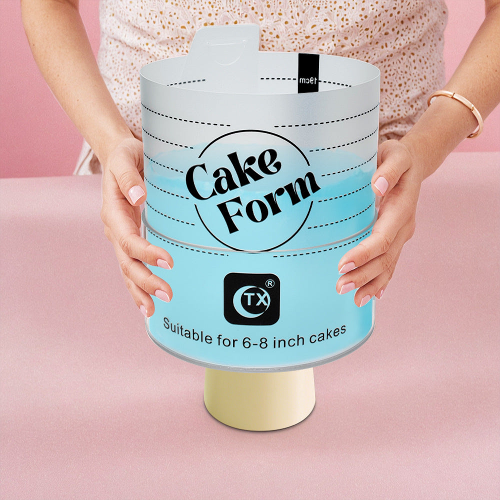 أدوات مناسبة للمبتدئين لتشكيل كعكة الشيفون وتزيين حوافها وتغليفها