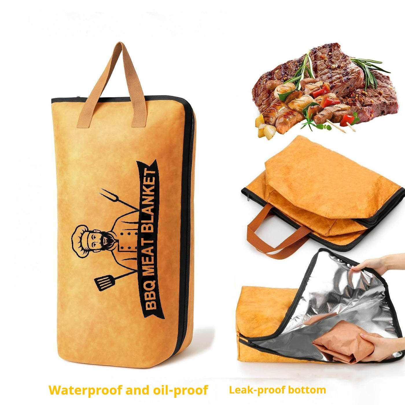 BBQ Blanket BBQ Thermal Insulation Bag Meat Heat Insulation Storage Bag