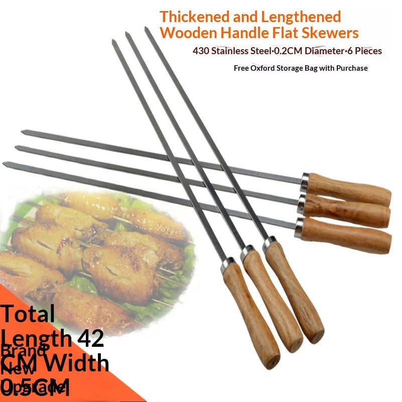 Stainless Steel Barbecue Skewers BBQ Skewers
