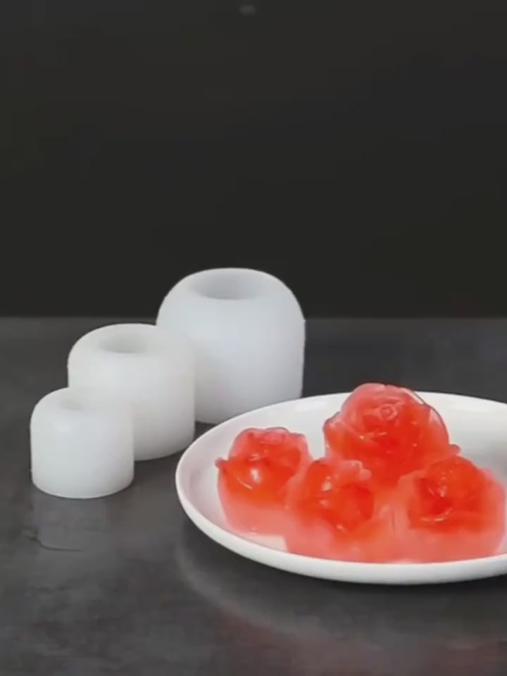 Net Red Ice Block Mold Silica Gel Whiskey Rose